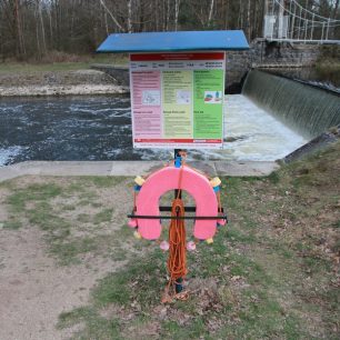 Záchranná podkova na jezu Pilař na Lužnici / F: Petr Ptáček, www.raft.cz