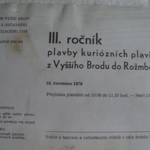 Z historie Plavby kuriozních plavidel