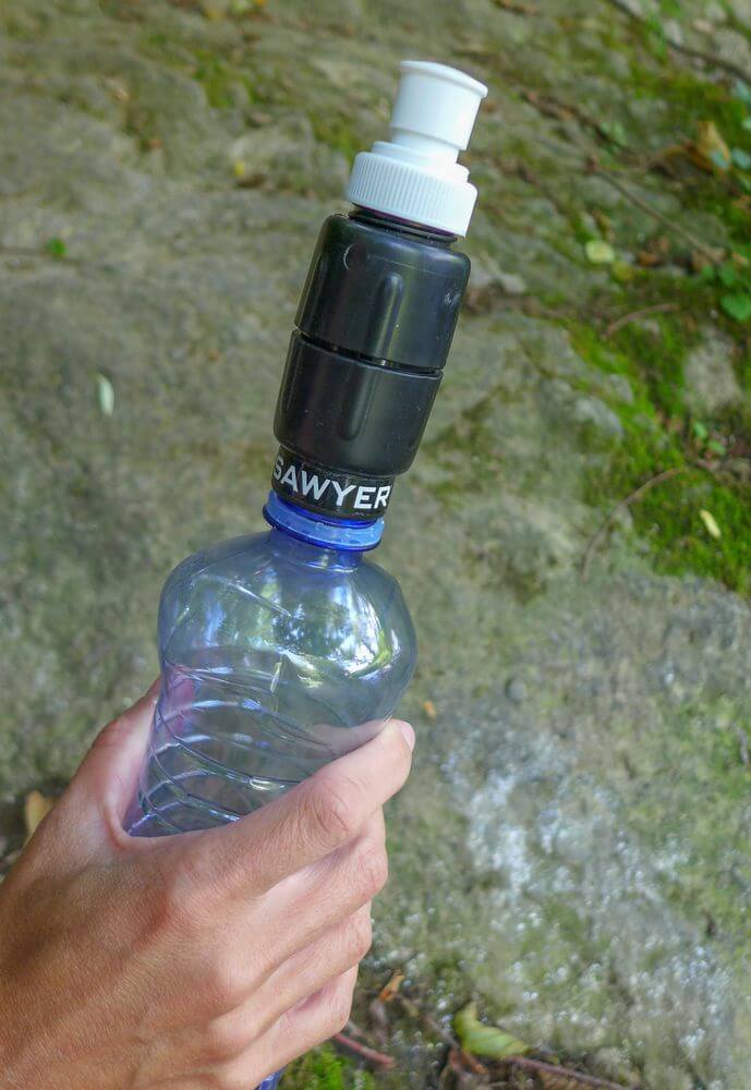 Sawyer Micro Squeeze lze použít s klasickou PET lahví
