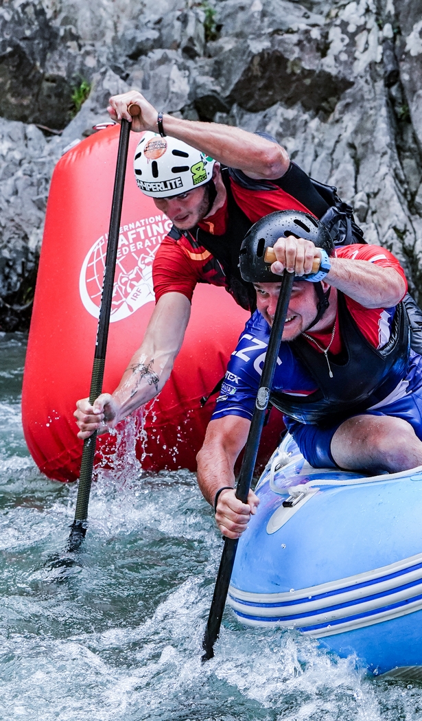 Open men RK Hodonin v závodě H2H / F: International Rafting Federation