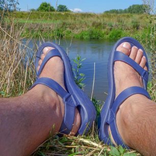 Sandály jsem vzal třeba na výlet na Dyji