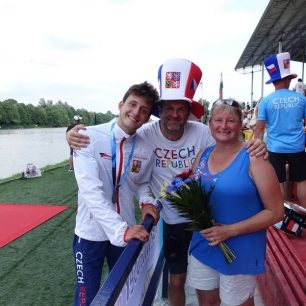 Tomáš Sobíšek s rodiči / F: Alena Charvátová