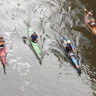 Nejvíce se závodilo v kategorii seakajaků