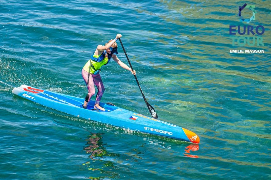 Kristýna v závodě EURO TOUR / F: archiv Kristýny Babiánkové