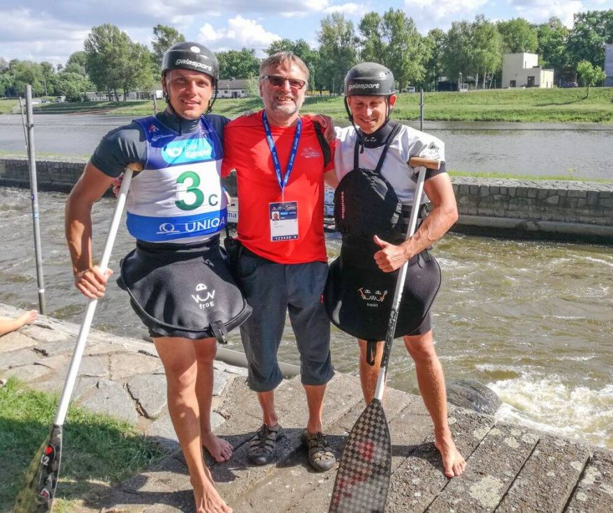 Dlouhá léta byli milanovými svěřenci deblíři Tomáš Koplík a Jakub Vrzáň / F: archiv Milana Bílého