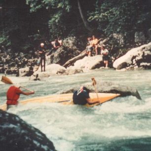 Posádka Bílý - Süss na Loferu v roce 1974 / F: archiv Milana Bílého