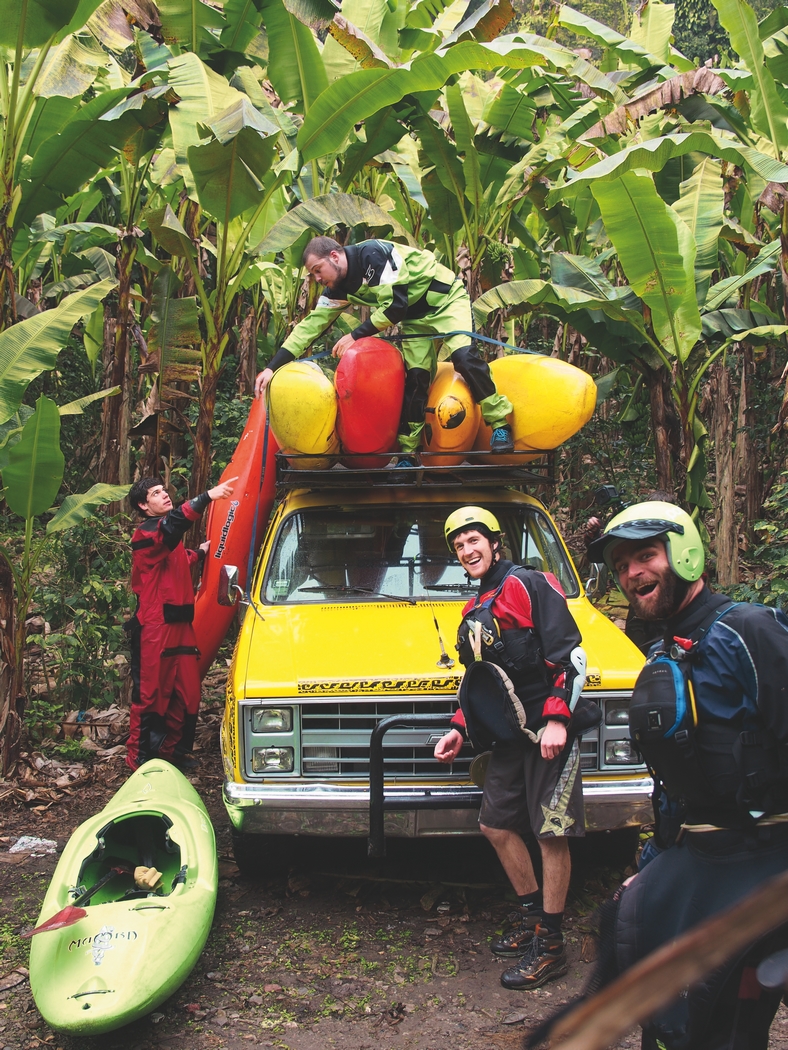 Nadšení po úspěšném sjezdu Seven Sisters / F: Caleb Owen