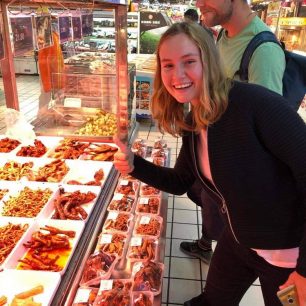 Pařáty Kristýně moc nechutnaly