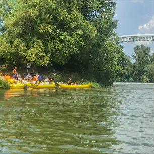 Vodácké skupiny tu potkáte jen zřídka
