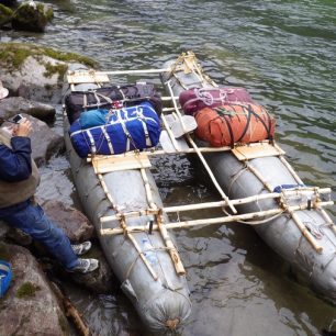 Katamarán ruské posádky / F: Dana Pešková