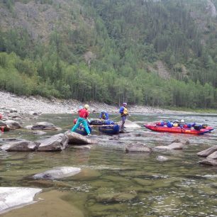 Přetahování porogu Okinského / F: Dana Pešková