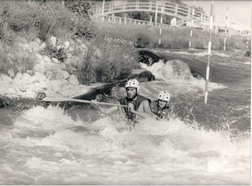 Bauerovi na kanále v Liptovském Mikuláši, 80. léta / F: Jiří Hnídek