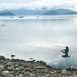 V oblasti pobřežních ledovců ptačí obecenstvo na kře oceňuje Bachovu sonátu