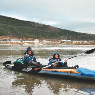 Příjezd do Dawson city po 115 dnech cesty