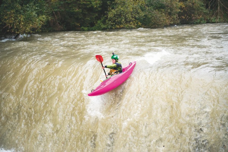 Trénink boofování na Kokře / P: Jan Praprotnik / F: Matija Praprotnik
