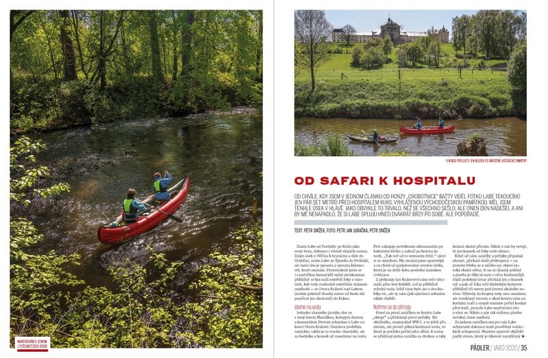 Po Labi ze Dvora Králové nad Labem do Kuksu