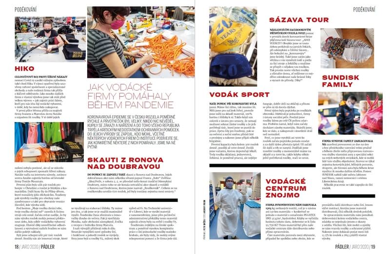 Jak vodácké firmy pomáhaly během koronavirové krize