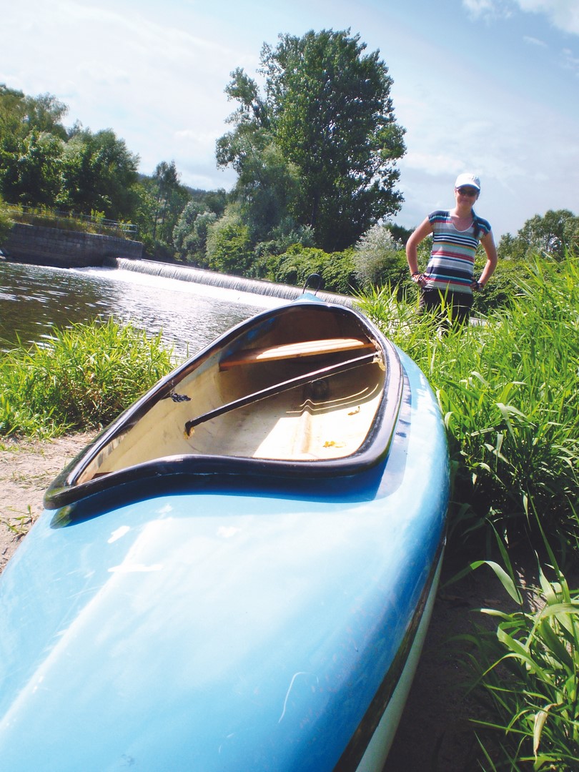 Poničený lachtan pod jezem u obce Háj ve Slezku