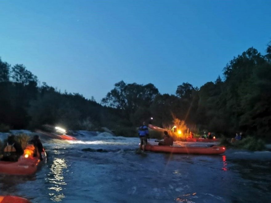 Na druhý jez nás navedou světýlka