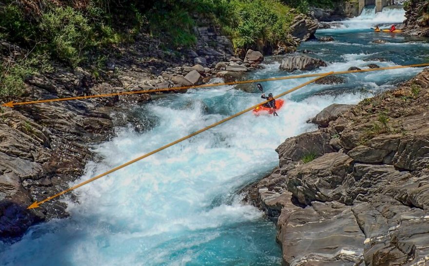 Linky možných průjezdů na Rio Ara / F: Jirka Klán