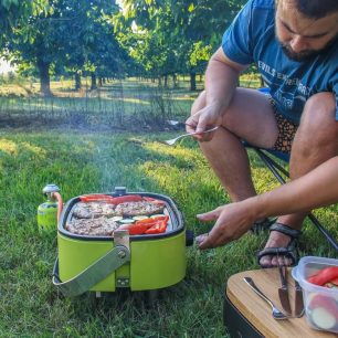 Ovládání grilu je bezproblémové