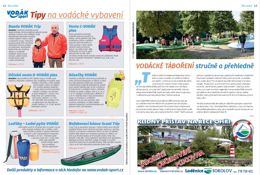 STAHUJTE ZDARMA: NA VODU! 2020 – letní vodácký průvodce