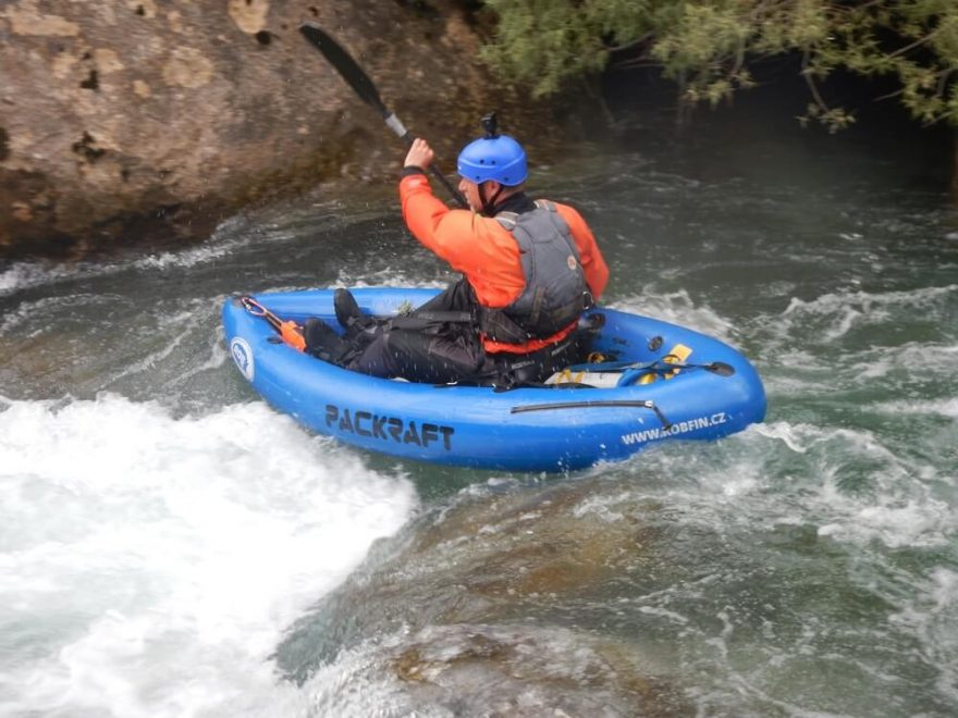 S packraftem v Albánii / F: Kejml