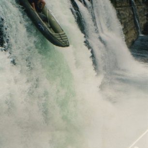 Splutí legendárních Maruia Falls na Novém Zélandu, 1999 / F: archiv Robert Kazík