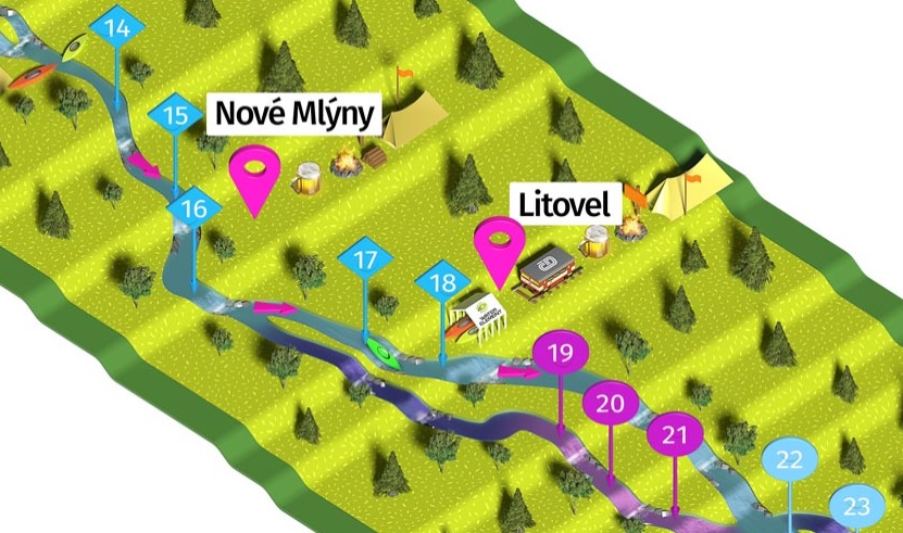 Kemp v Litovli se mění, přibyly chatky