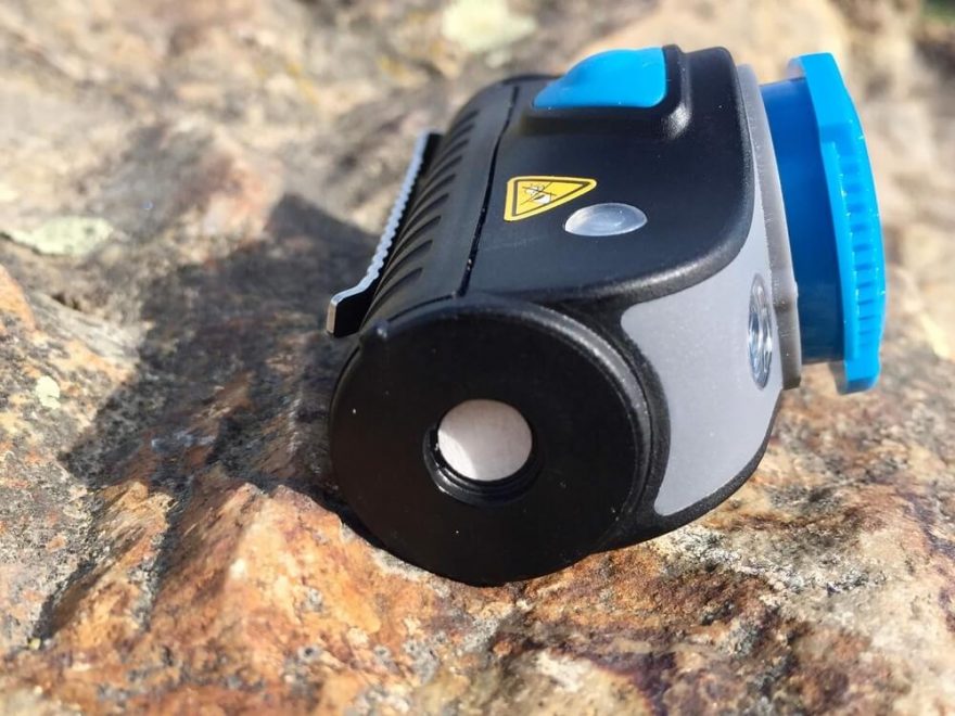 Místo pro přichycení patice čelovky Ledlenser MH5 / F: Martin Slezáček