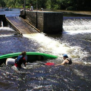 Nedobrovolná koupel ve Vltavě / F: Ivan Sochor