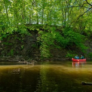 Tahle stěna nás překvapila jen kus před Kuksem / F: Petr Jan Juračka