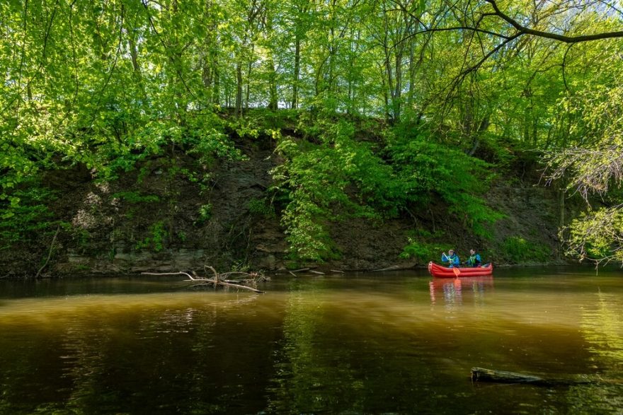 Tahle stěna nás překvapila jen kus před Kuksem / F: Petr Jan Juračka