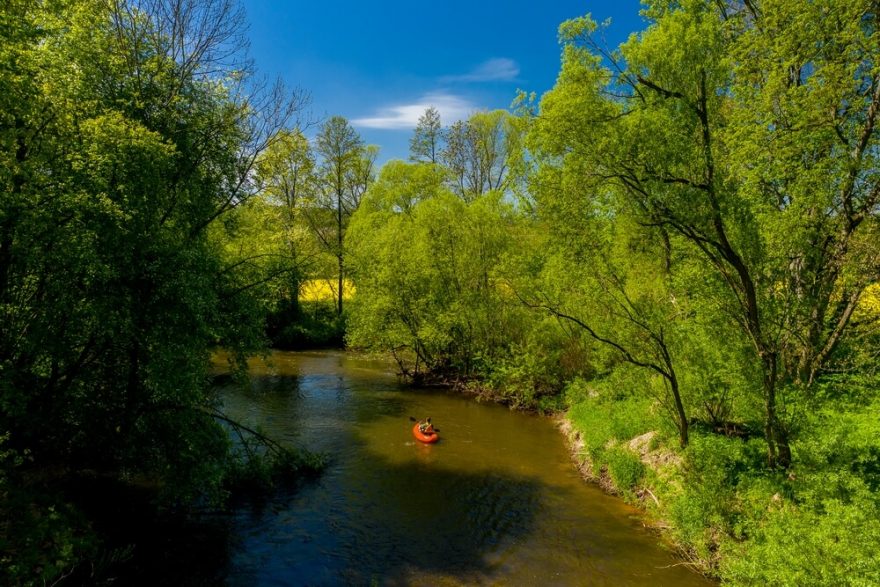 Divočina horního Labe dronovým pohledem / F: Petr Jan Juračka