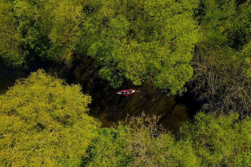 Divočina horního Labe dronovým pohledem / F: Petr Jan Juračka