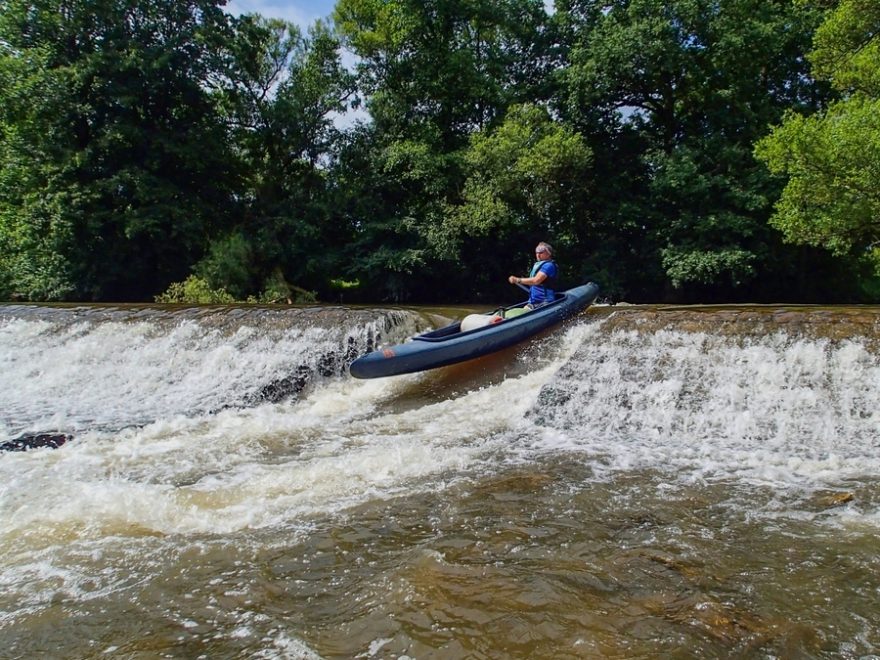 Jez, který ostatní lidé přenášeli, jsme vyhodnotili jako bezpečný na sjezd. Je dobré mít zdravý vlastní úsudek