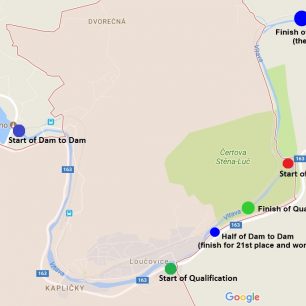 Orientační mapka Čertových proudů