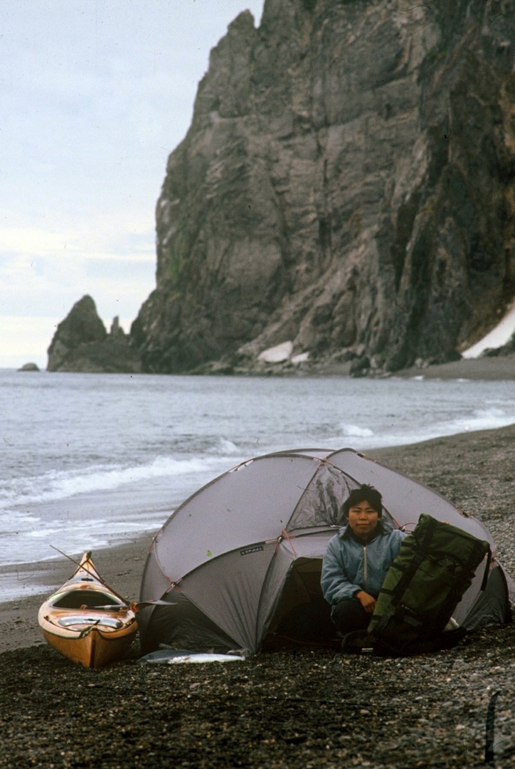 Čukotská dívka Lina, Děžněvův Mys - nejvýchodnější bod Euroasie