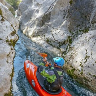 Na konci soutěsky Zmuklica / F: archiv Alpi Center