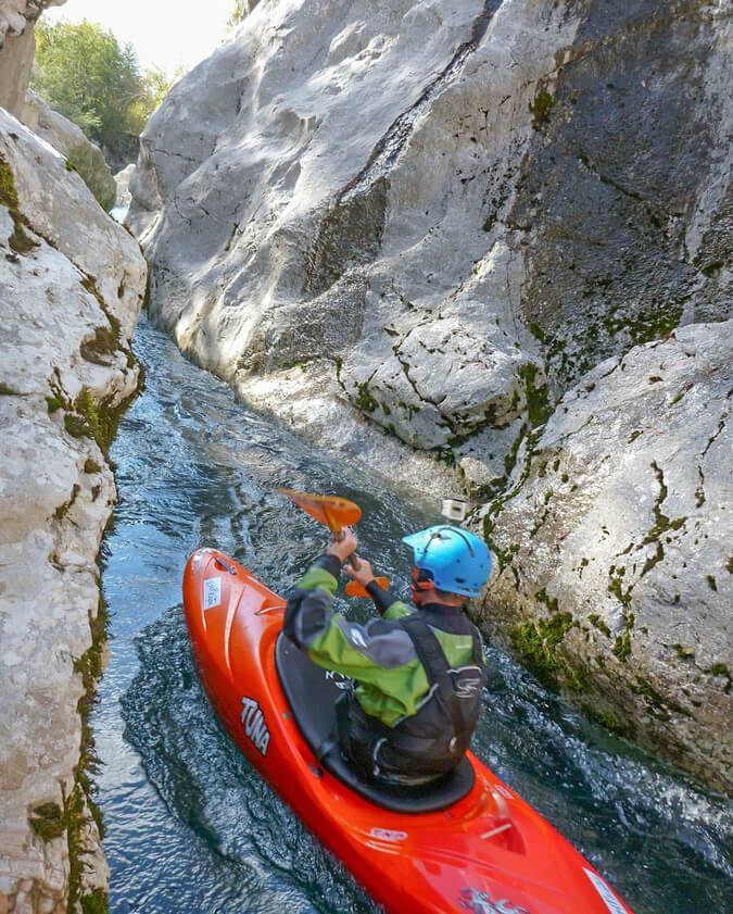 Na konci soutěsky Zmuklica / F: archiv Alpi Center