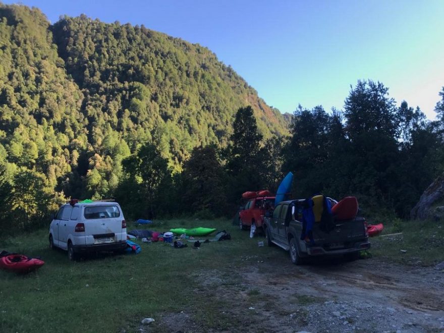 Naše početná skupinka na začátku výletu