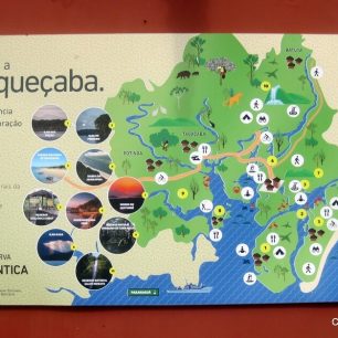 Mapa okolí Guaraqueçaba / F: Vít Vaníček