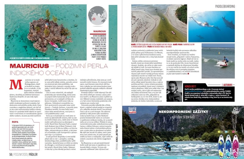 V paddleboardové rubrice se podíváme na Mauricius