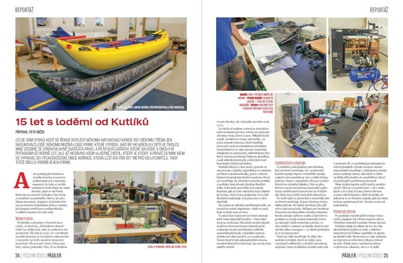 Navštívili jsem novou dílnu firmy Kutlíci - výrobce nafukovacích lodí
