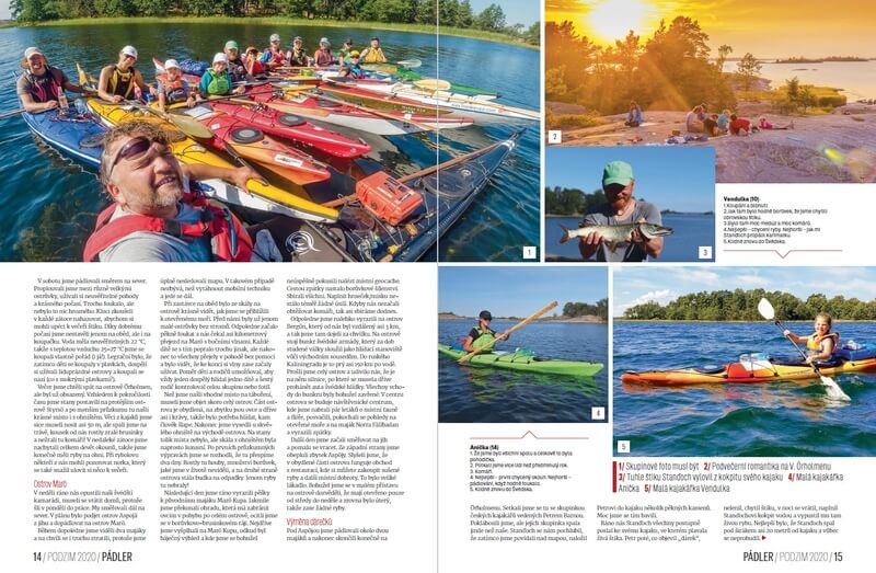 Jana Nůsková popsala seakajakovou expedici Ečidor II.