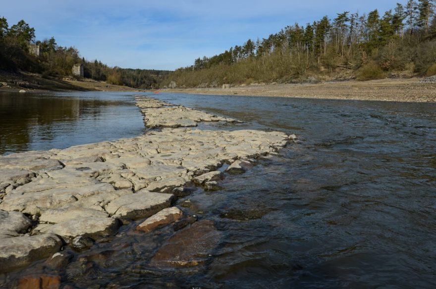 Zde bývalo vyhlášené vaziště vorů / F: Jan Hocek
