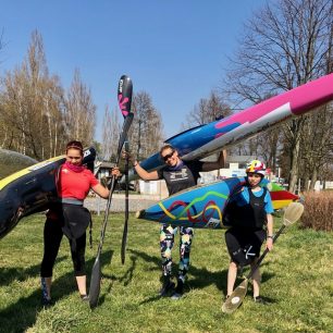 Nenarodili jsme se do kajakářské rodiny - my si ji vytváříme! / F: archiv Anežky Paloudové