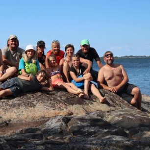 Společné foto na Inre Kärrö / F: archiv expedice