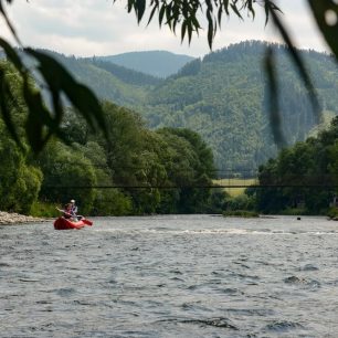 Poslední peřeje horního Váhu před hrází u Uhorské vsi / F: Jan Hocek
