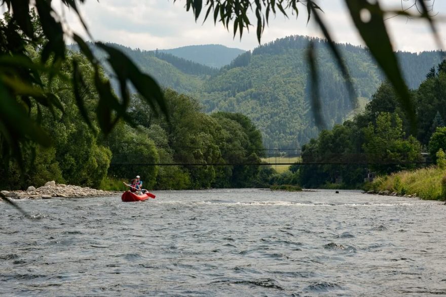 Poslední peřeje horního Váhu před hrází u Uhorské vsi / F: Jan Hocek